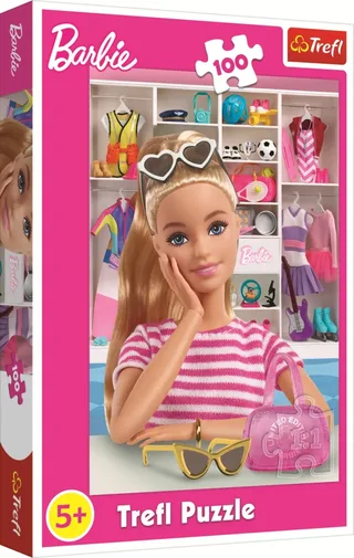 Puzzle Rencontrez Barbie - 100 à 149 pièces van Trefl – doos 2 van 2