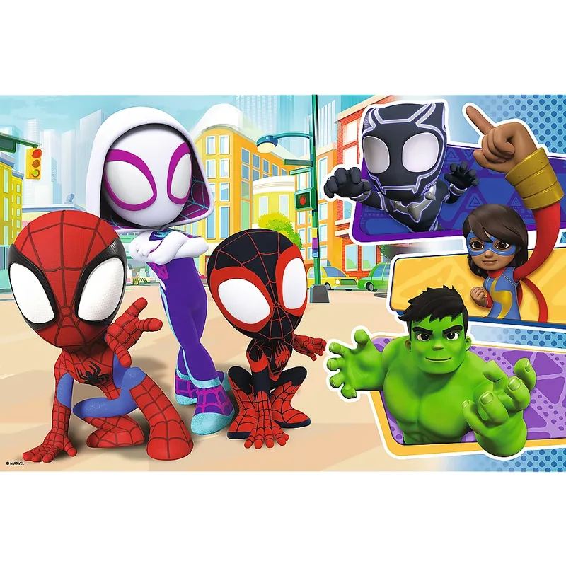 Puzzle - Spidey and his Amazing Friends - Spidey and his Friends (24 Maxi pieces) 2D Puzzels van Trefl – doos 3 van 3