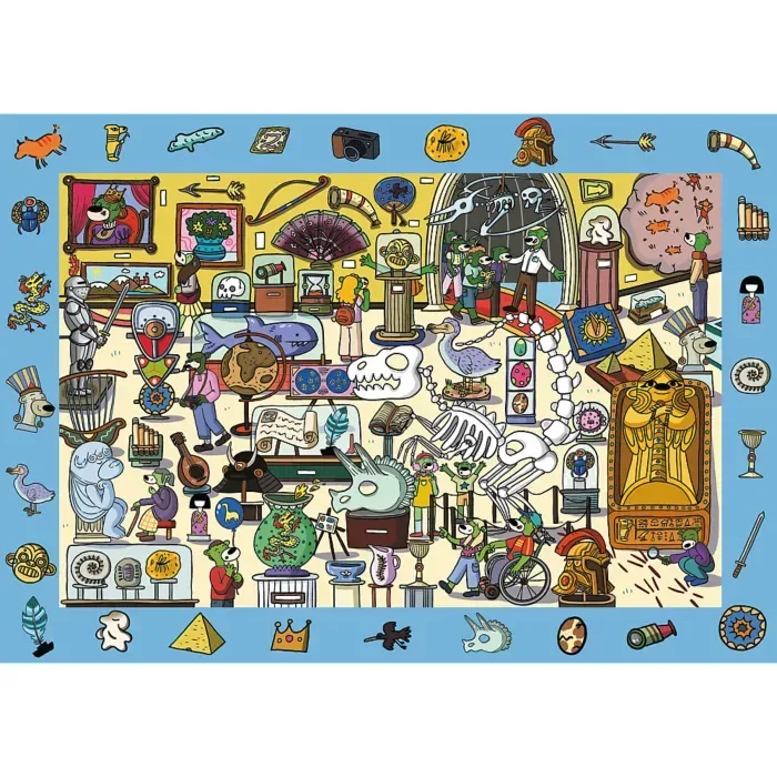Puzzle Spy Guy - Musée - 100 à 149 pièces van Trefl – doos 1 van 2