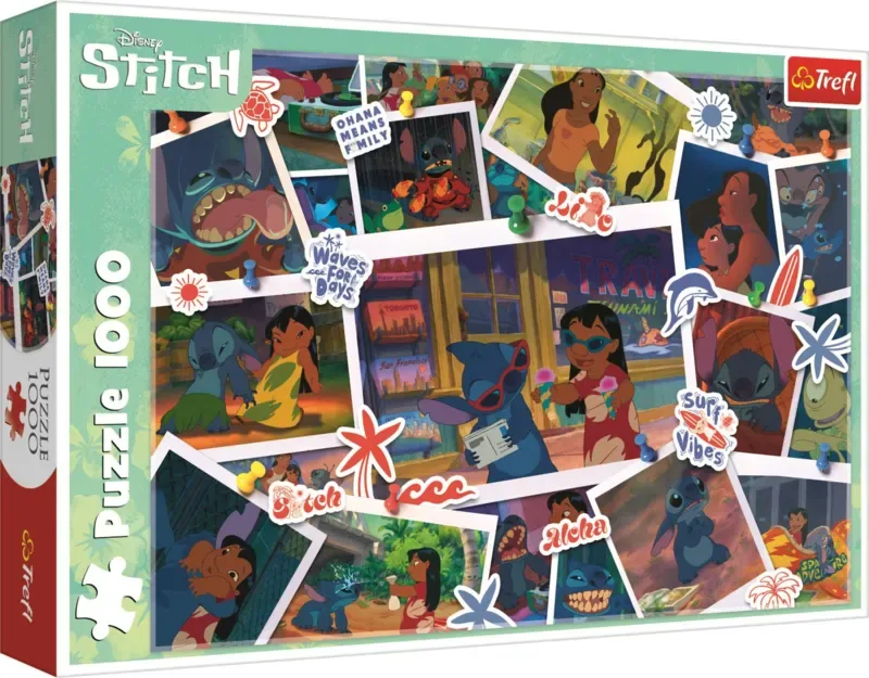 Puzzle Stitch - De Doux Souvenirs - 1000 pièces de Trefl – boîte 2 sur 2