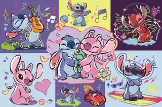 Puzzle Stitch Fou - 200 à 499 pièces van Trefl – doos 1 van 2