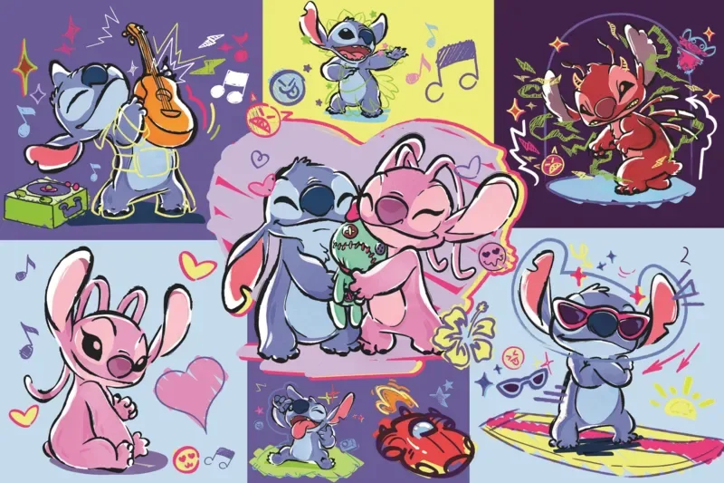 Puzzle Stitch Fou - 200 à 499 pièces van Trefl – doos 1 van 2