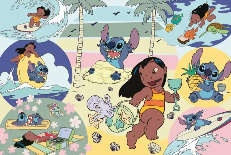 Puzzle Stitch règne - Disney Lilo & Stitch - 150 à 199 pièces de Trefl – boîte 1 sur 2