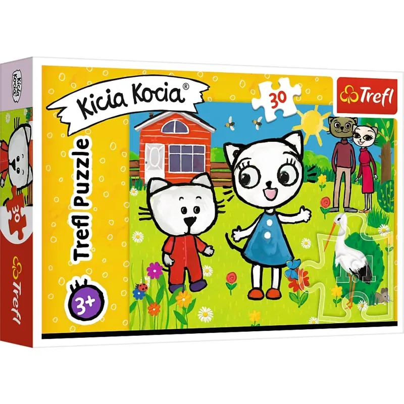 Puzzle The Adventures of Kitty Feline - 26 à 50 pièces de Trefl – boîte 2 sur 2