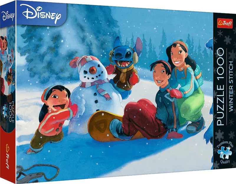 Puzzle TREFL 1000 pièces - Stukjes XMAS Stitch Clubs van Trefl – doos