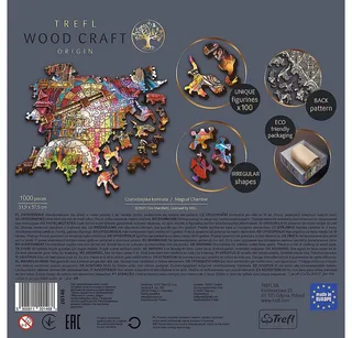 Puzzle Trefl 20146 Magische Kammer 1000 Teile Holzpuzzle, 1000 Puzzleteile, Made in Europe from Trefl, Multicolour edition – box 4 of 4