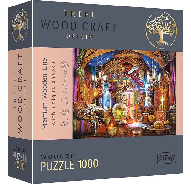 Puzzle Trefl 20146 Magische Kammer 1000 Teile Holzpuzzle, 1000 Puzzleteile, Made in Europe from Trefl, Multicolour edition – box 1 of 4