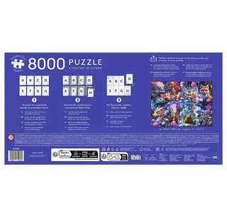 Puzzle Trefl, Bunte Welt, 8000 Teile Puzzle, 8000 Puzzleteile from Trefl, Multicolour edition – box 5 of 5