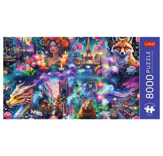 Puzzle Trefl, Bunte Welt, 8000 Teile Puzzle, 8000 Puzzleteile from Trefl, Multicolour edition – box 3 of 5