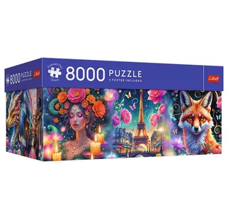 Puzzle Trefl, Bunte Welt, 8000 Teile Puzzle, 8000 Puzzleteile from Trefl, Multicolour edition – box 4 of 5