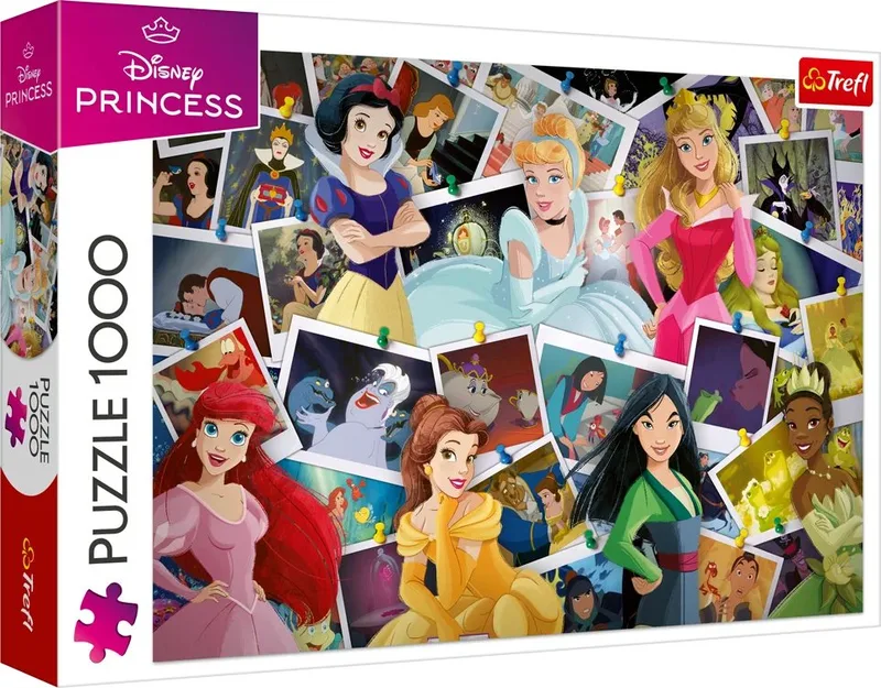 Puzzle Trefl, Disney Princess, 1000 Teile Puzzle, 1000 Puzzleteile, Made in Europe from Trefl, Multicolour edition – box