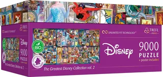 Puzzle Trefl, The Greatest Disney Collection Vol. 2, 9000 Teile Puzzle, 9000 Puzzleteile de Trefl, édition Multicolore – boîte 3 sur 4