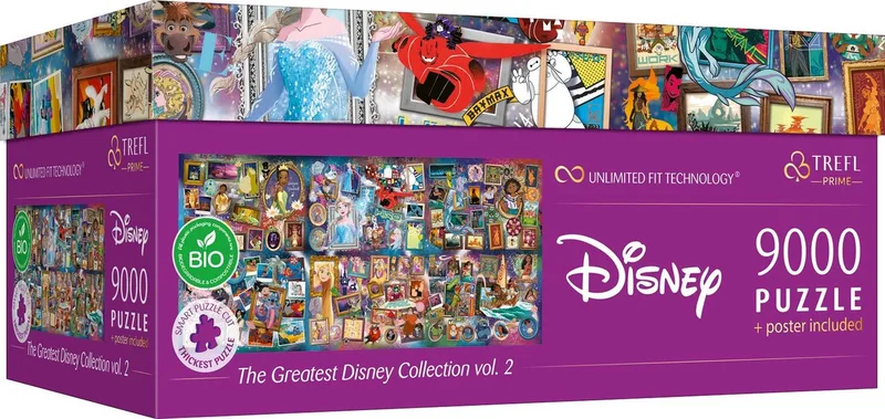 Puzzle Trefl, The Greatest Disney Collection Vol. 2, 9000 Teile Puzzle, 9000 Puzzleteile de Trefl, édition Multicolore – boîte 3 sur 4