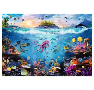 Puzzle Unterwasserparadies 13500 Teile Puzzle, 13500 Puzzleteile, Made in Europe from Trefl, Multicolour edition – box 2 of 3
