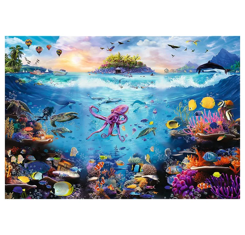 Puzzle Unterwasserparadies 13500 Teile Puzzle, 13500 Puzzleteile, Made in Europe from Trefl, Multicolour edition – box 2 of 3