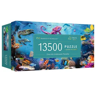 Puzzle Unterwasserparadies 13500 Teile Puzzle, 13500 Puzzleteile, Made in Europe from Trefl, Multicolour edition – box 1 of 3