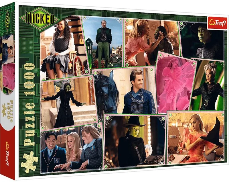 Puzzle Wicked: Kadry filmowe 1000 - Wicked-puzzel: Filmbeelden 1000 from Trefl – box
