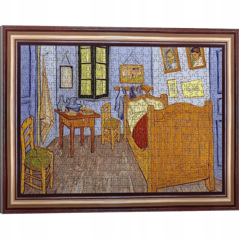 Puzzlorama 500 el. Van Goghs Kamer in Arles Puzzel met Lijst van Trefl – doos