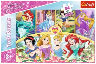 Pz. Maxi Disney Prinzessin 24T van Trefl, editie Meerkleurig – doos 1 van 3