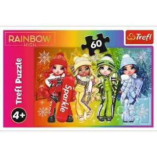 Rainbow High Vrolijke Poppen Legpuzzel - 60 stukjes - Vanaf 4 jaar von Trefl, Ausgabe Wielkleurig – Schachtel 3 von 3