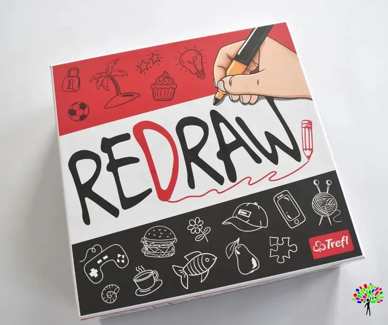 Redraw - tekenspel - taal - pictionary - Engels von Trefl, Ausgabe Wit – Schachtel