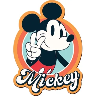 Retro Mickey Mouse Disney Mickey Mouse Hout Houten Legpuzzel - 160 stukjes - Vanaf 6 jaar von Trefl, Ausgabe Mehrfarbig – Schachtel 2 von 2
