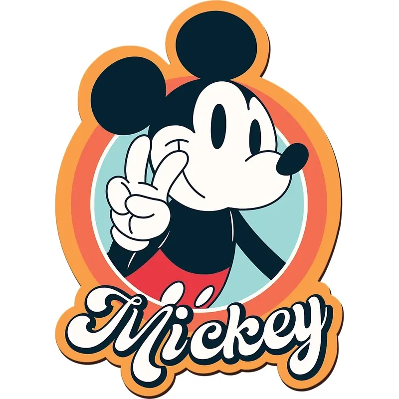 Retro Mickey Mouse Disney Mickey Mouse Hout Houten Legpuzzel - 160 stukjes - Vanaf 6 jaar von Trefl, Ausgabe Mehrfarbig – Schachtel 2 von 2