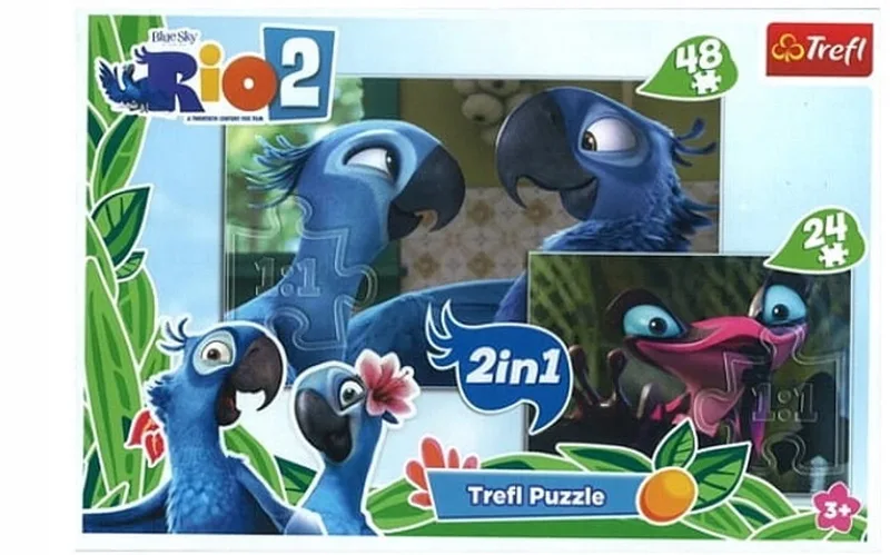 Rio 2 Puzzel 2-in-1: 24 & 48 Elementen voor Kinderen from Trefl – box