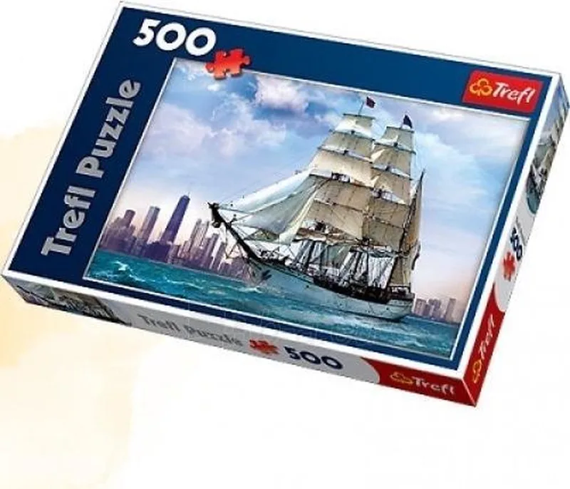 Sailing Near Chicago Legpuzzel - 500 stukjes - Vanaf 10 jaar de Trefl, édition Multicolore – boîte