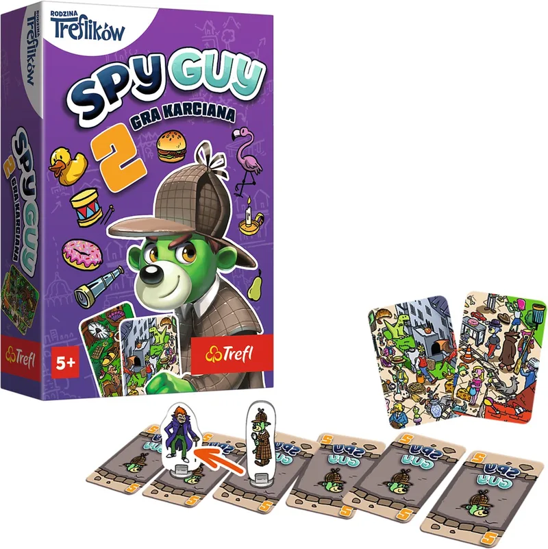 Spel - Spy Guy-kaartspel 2 van Trefl 02817 van Trefl – doos