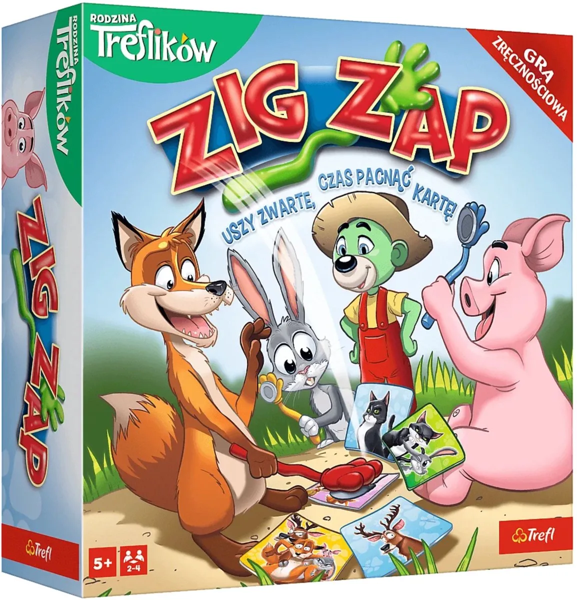 Spel - Zig Zap Treflik Familie Trefl 02821 de Trefl – boîte