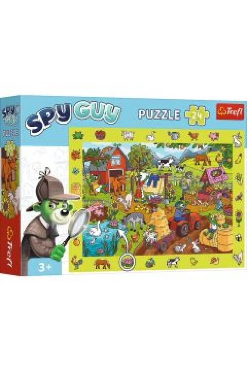 Spy Guy Boerderij Puzzel 24 Stukjes - Educatief en Ontdekking from Trefl, Information not available edition – box