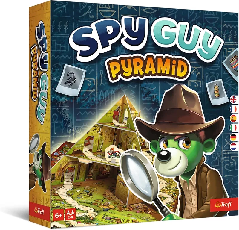 Spy Guy Pyramid: Coöperatief Observatiespel voor het Hele Gezin de Trefl – boîte