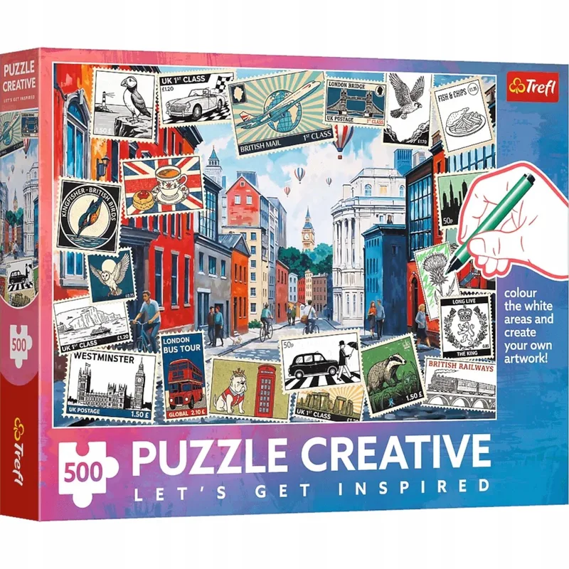 Stad Legpuzzel - 500 stukjes - Vanaf 10 jaar van Trefl, editie Meerkleurig – doos