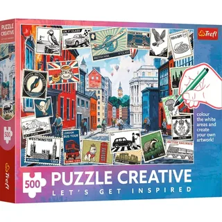 Stad Legpuzzel - 500 stukjes - Vanaf 10 jaar von Trefl, Ausgabe Mehrfarbig – Schachtel 2 von 2