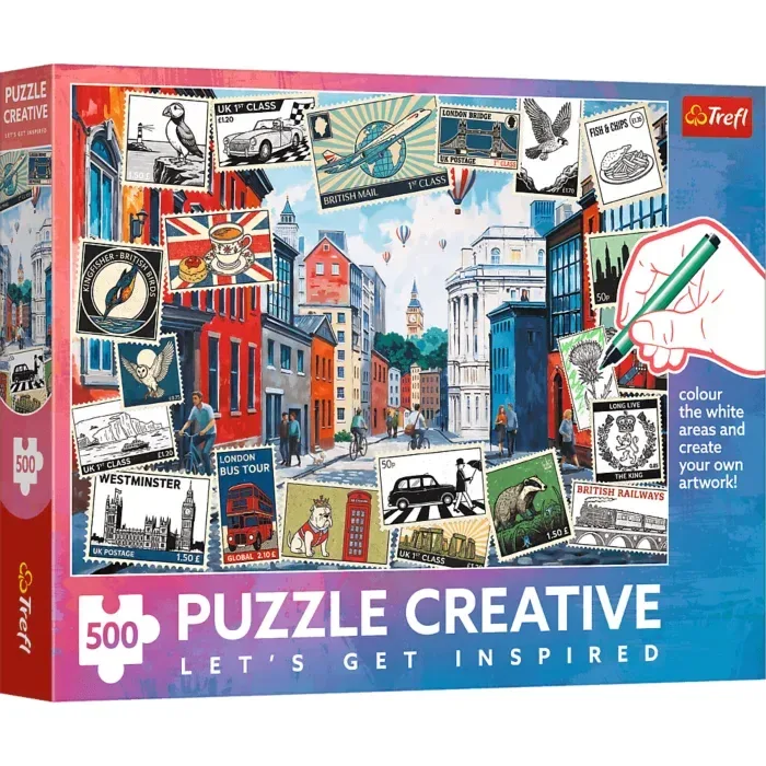 Stad Legpuzzel - 500 stukjes - Vanaf 10 jaar von Trefl, Ausgabe Mehrfarbig – Schachtel 2 von 2