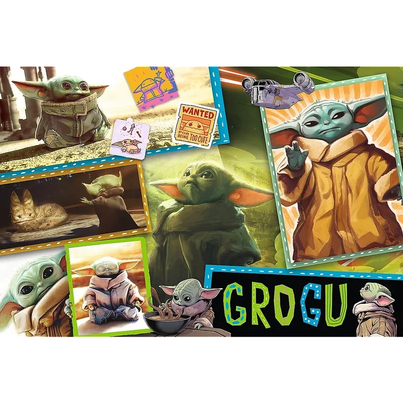 Star Wars Grogu The Mandalorian Legpuzzel - 160 stukjes - Vanaf 6 jaar von Trefl, Ausgabe Mehrfarbig – Schachtel 2 von 3