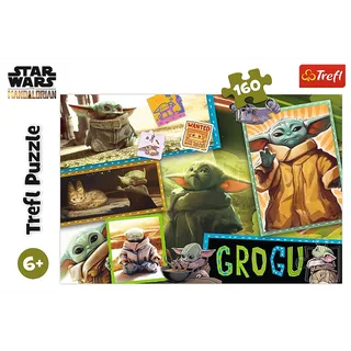 Star Wars Grogu The Mandalorian Legpuzzel - 160 stukjes - Vanaf 6 jaar von Trefl, Ausgabe Mehrfarbig – Schachtel 3 von 3