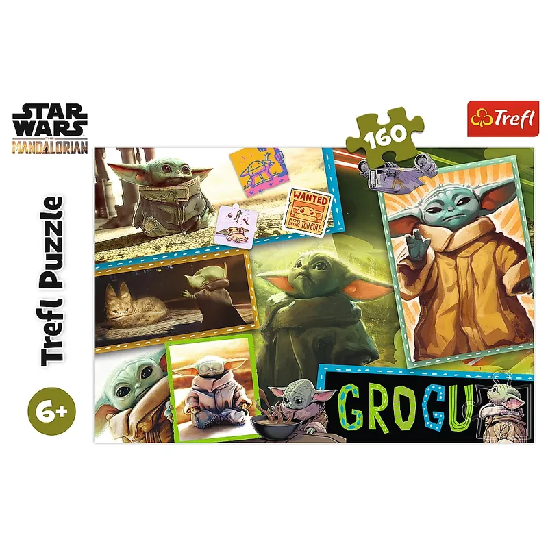 Star Wars Grogu The Mandalorian Legpuzzel - 160 stukjes - Vanaf 6 jaar von Trefl, Ausgabe Mehrfarbig – Schachtel 3 von 3