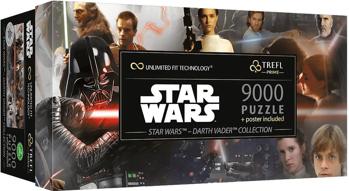 Star Wars puzzel 9000 stukjes - The Story of Darth Vader karton FSC. von Trefl, Ausgabe Mehrfarbig – Schachtel
