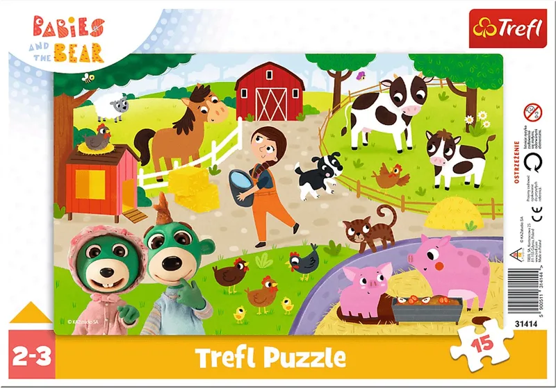 Stripfiguren Legpuzzel - 15 stukjes - Vanaf 3 jaar van Trefl, editie Meerkleurig – doos