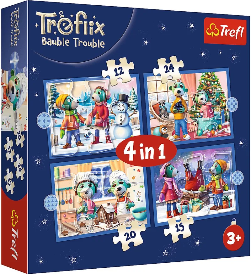Stripfiguren Legpuzzel - 24 stukjes - Vanaf 3 jaar van Trefl, editie Meerkleurig – doos