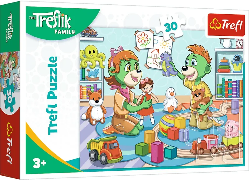 Stripfiguren Legpuzzel - 30 stukjes - Vanaf 3 jaar van Trefl, editie Meerkleurig – doos