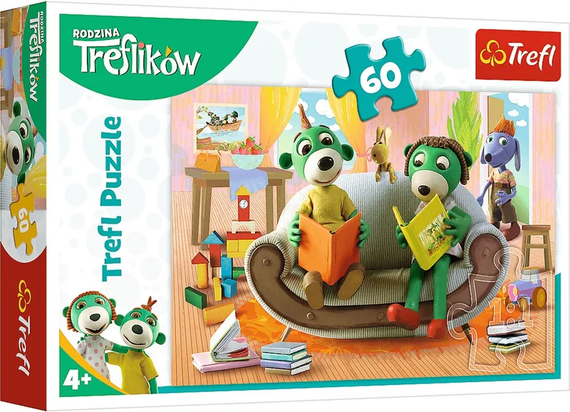 Stripfiguren Legpuzzel - 60 stukjes - Vanaf 4 jaar van Trefl, editie Meerkleurig – doos