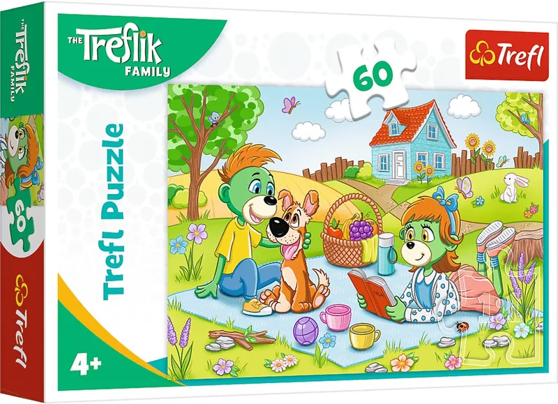 Stripfiguren Legpuzzel - 60 stukjes - Vanaf 4 jaar van Trefl, editie Meerkleurig – doos