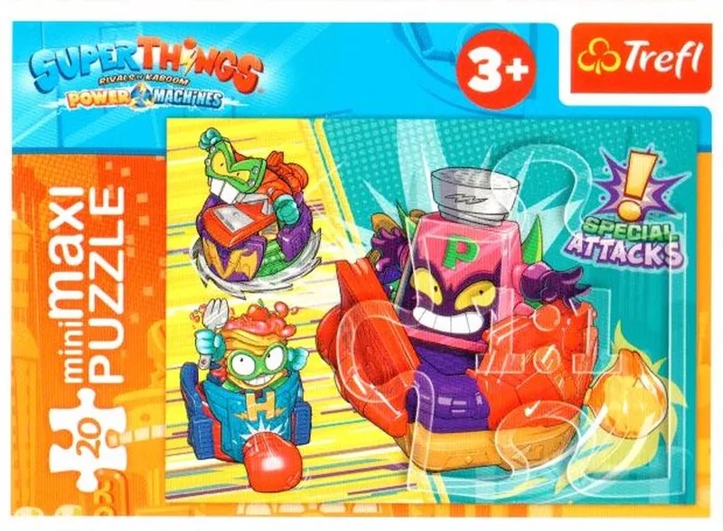 Super Things Mini Maxi Puzzel 20 Stukken de Trefl, édition Multi-coloured – boîte