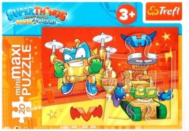 Super Things Mini Maxi Puzzel 20 Stuks from Trefl, Multicolour edition – box