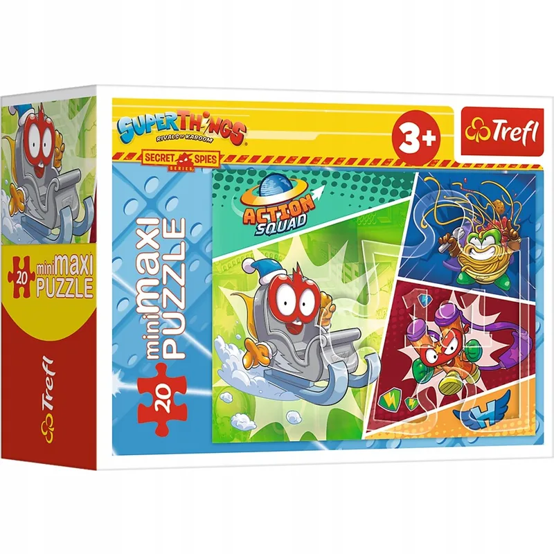 Super Things MiniMaxi Puzzel 20 Stuks - Spionnen Avontuur from Trefl – box