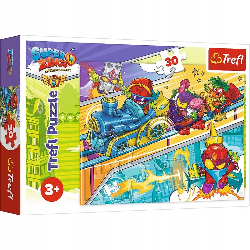 Super Zings Puzzel 30 Stukjes - Avontuurlijk Plezier de Trefl – boîte