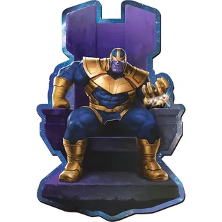 Thanos op Troon Disney Marvelhelden Hout Houten Legpuzzel - 160 stukjes - Vanaf 6 jaar von Trefl, Ausgabe Mehrfarbig – Schachtel 2 von 2